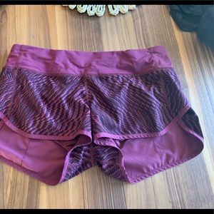Lululemon speed shorts